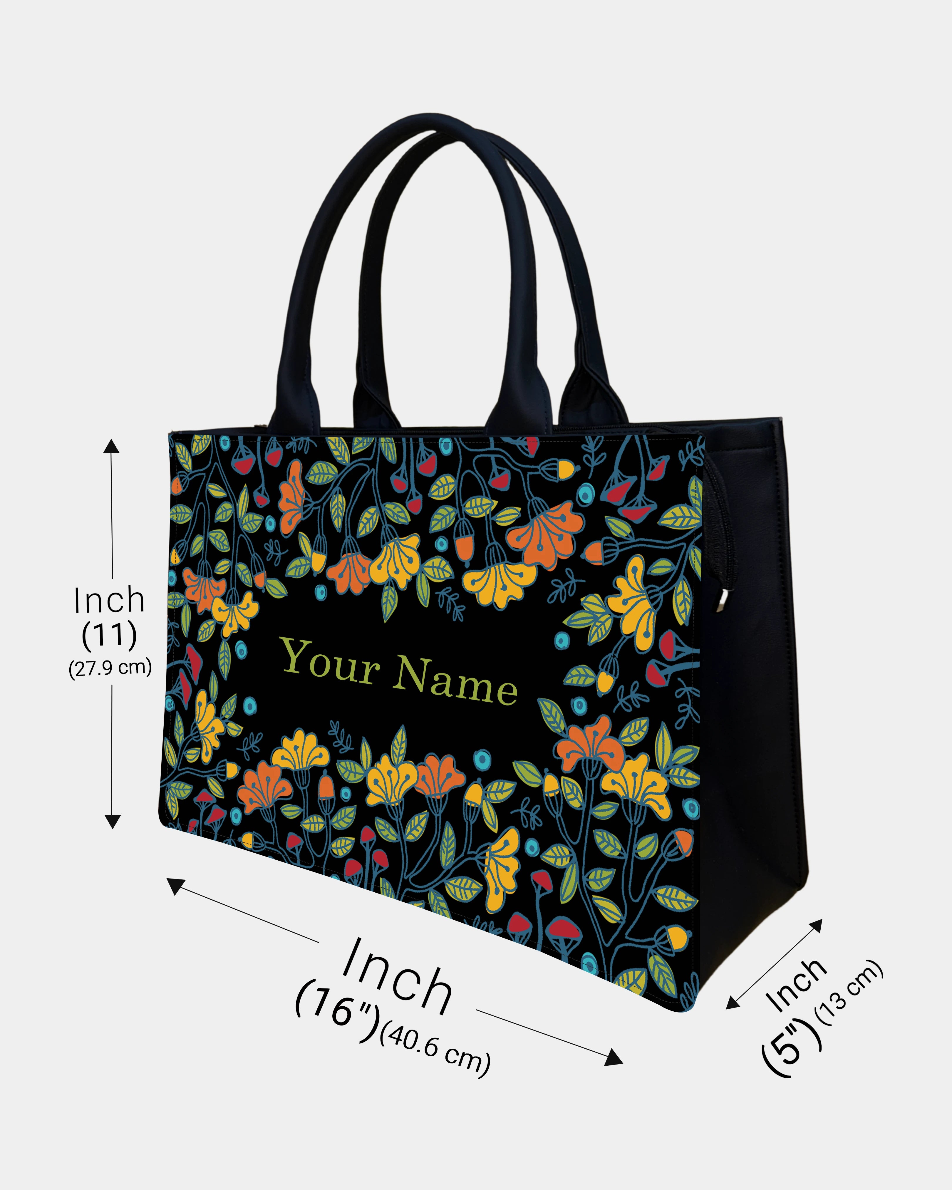 In Voguish Enchanted Bloom Tote Bag