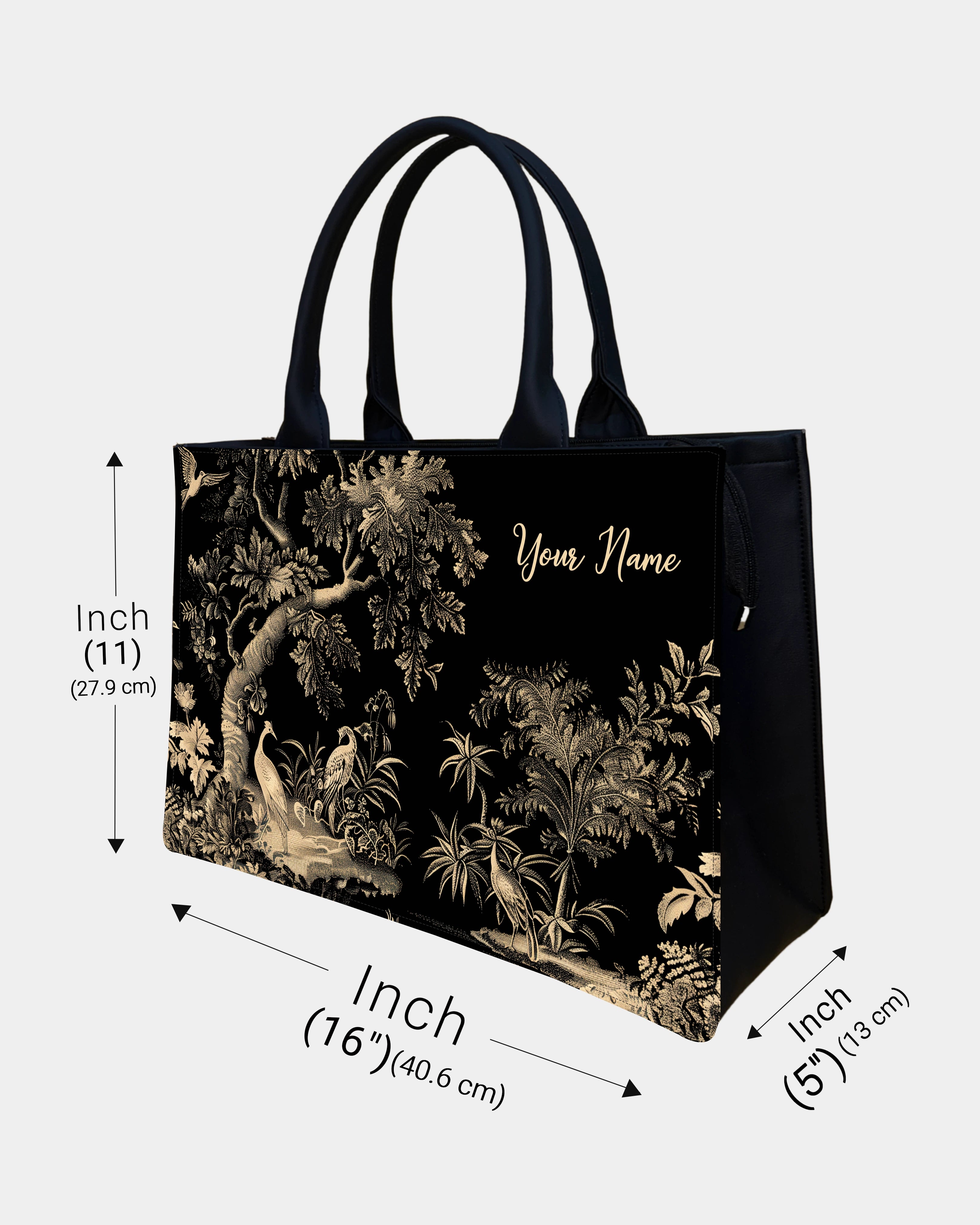 IN VOGUISH Midnight Majesty Tote Bag