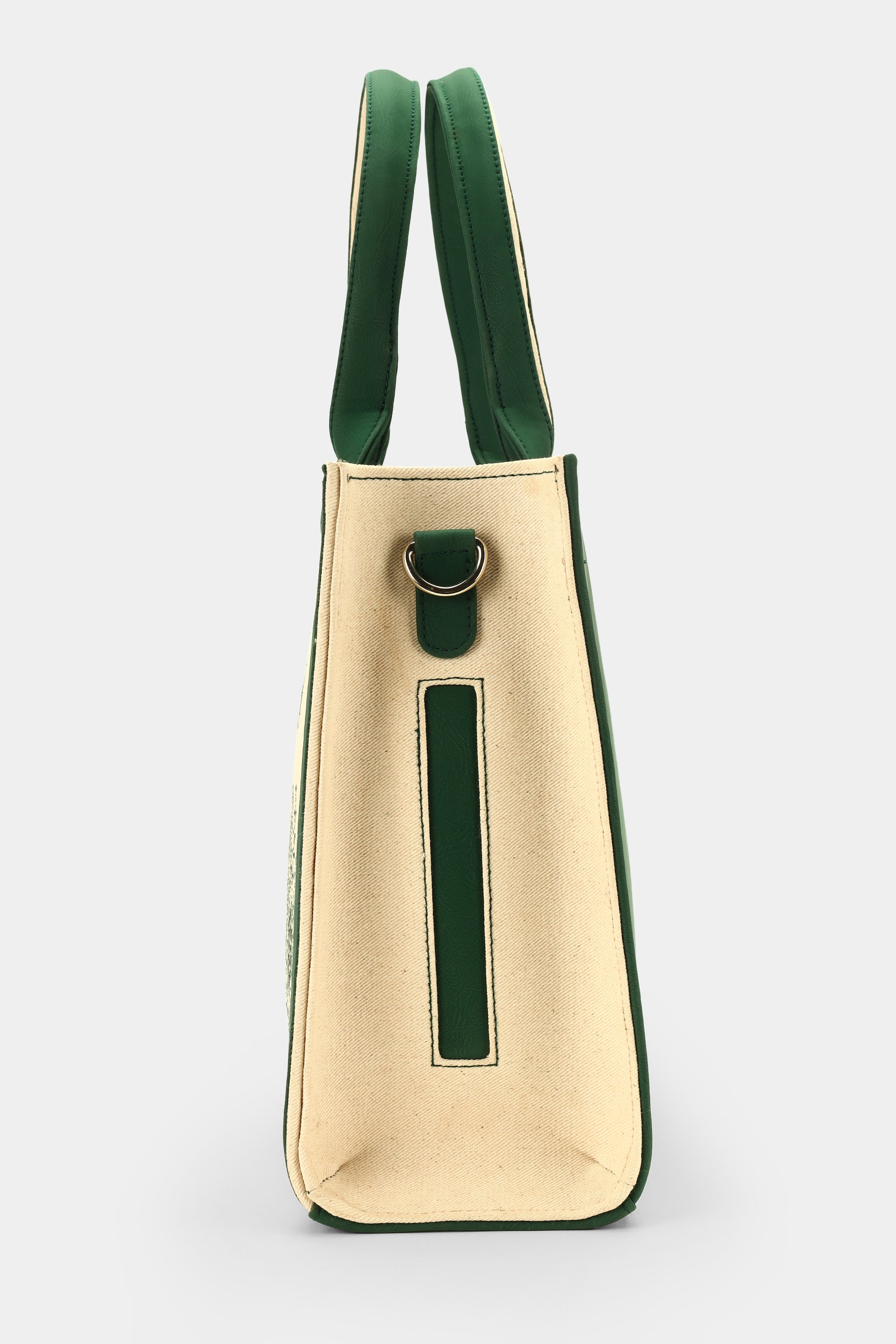 Customized Canvas Denim Embroidered Voguish Tote Bag