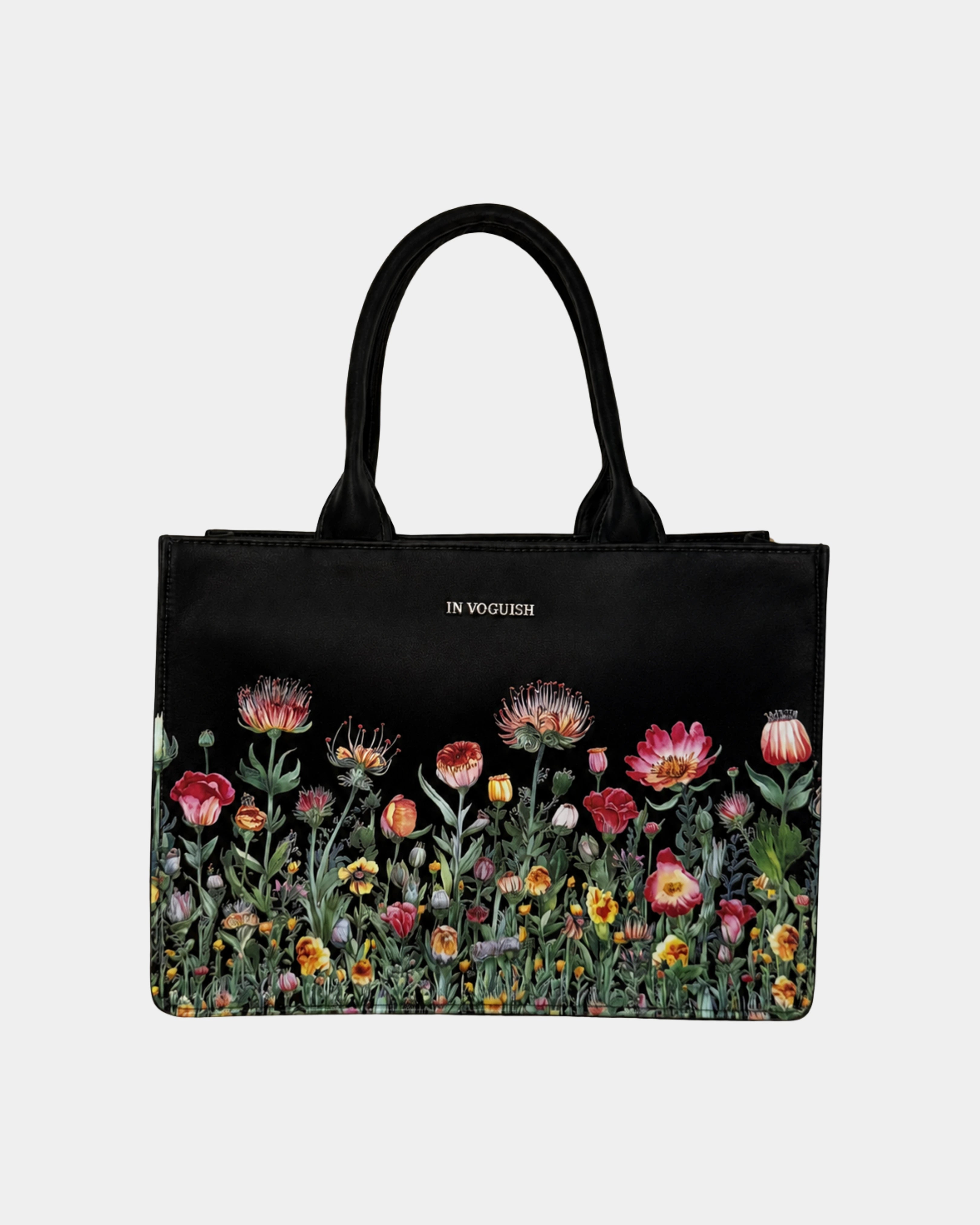 Voguish Wildflower Garden Luxe Tote Bag