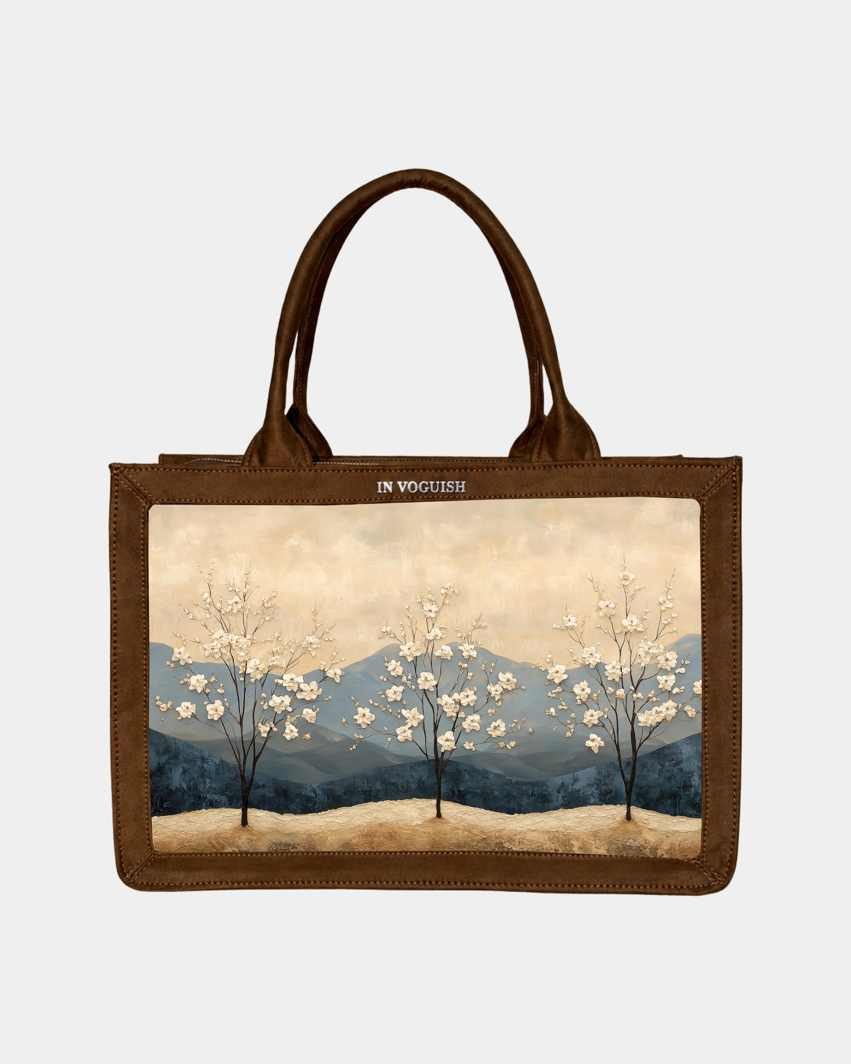 Voguish Blossom Valley Luxe Tote Bag