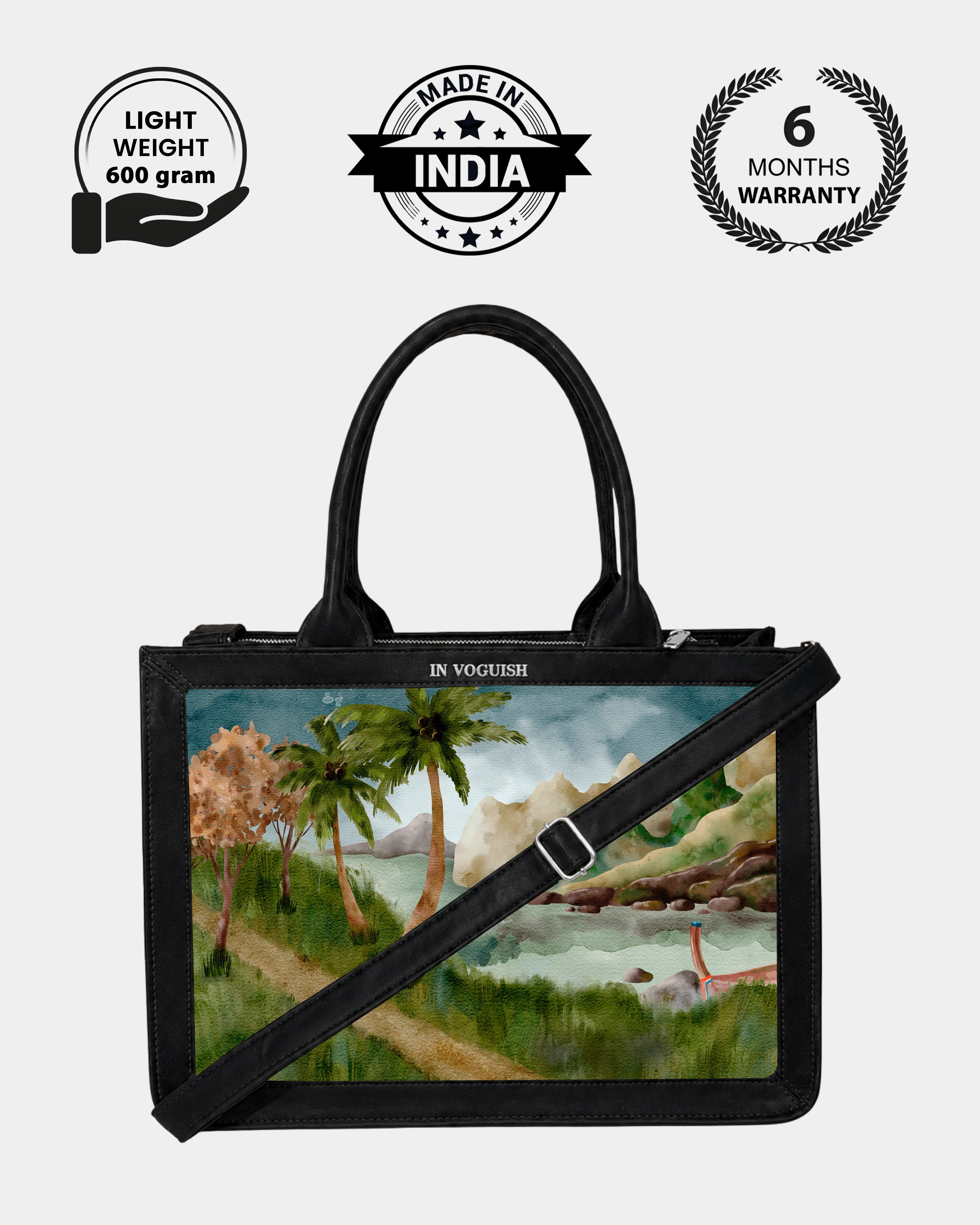 Voguish Island Escape Designer Tote