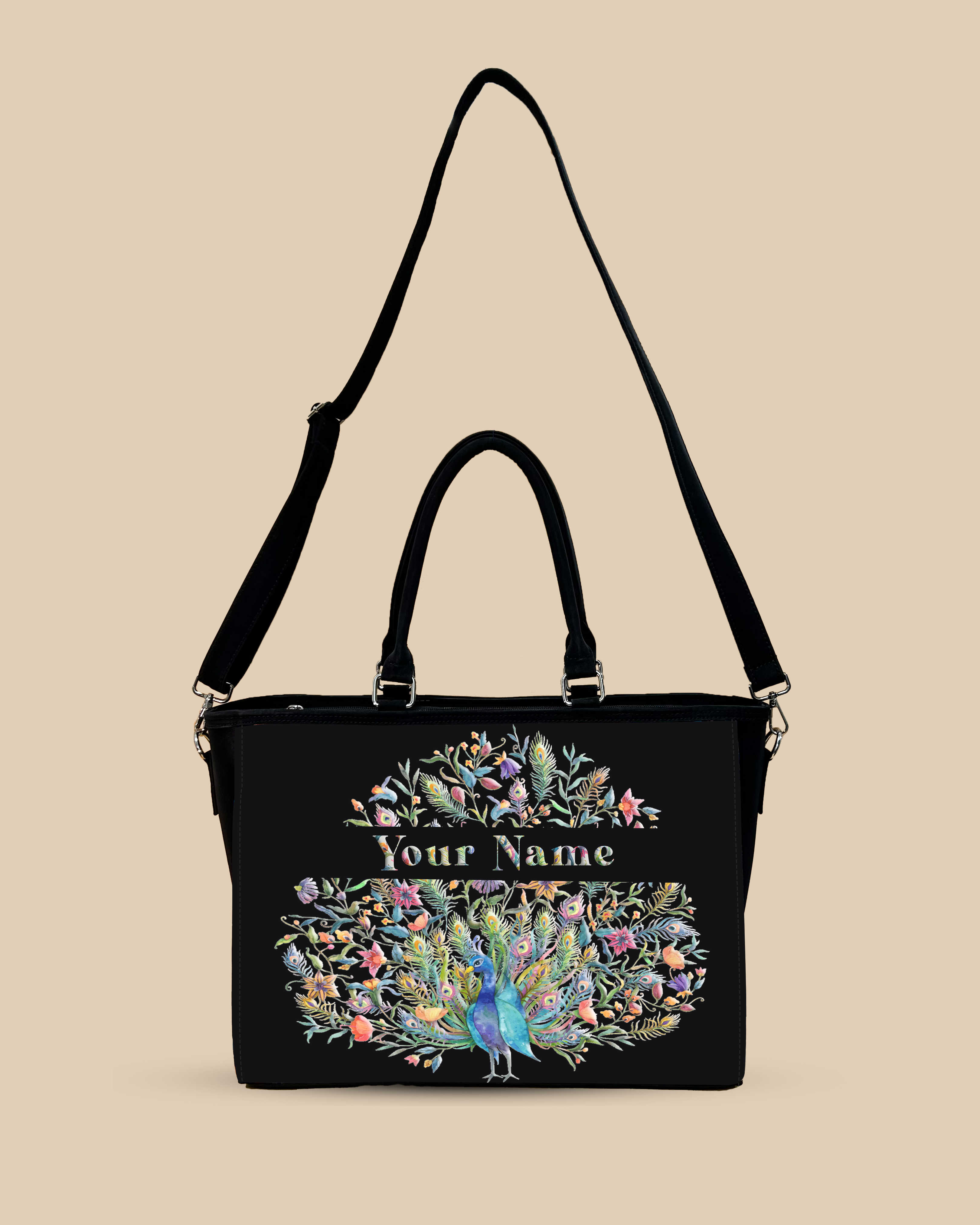 Peacock Oversized Tote