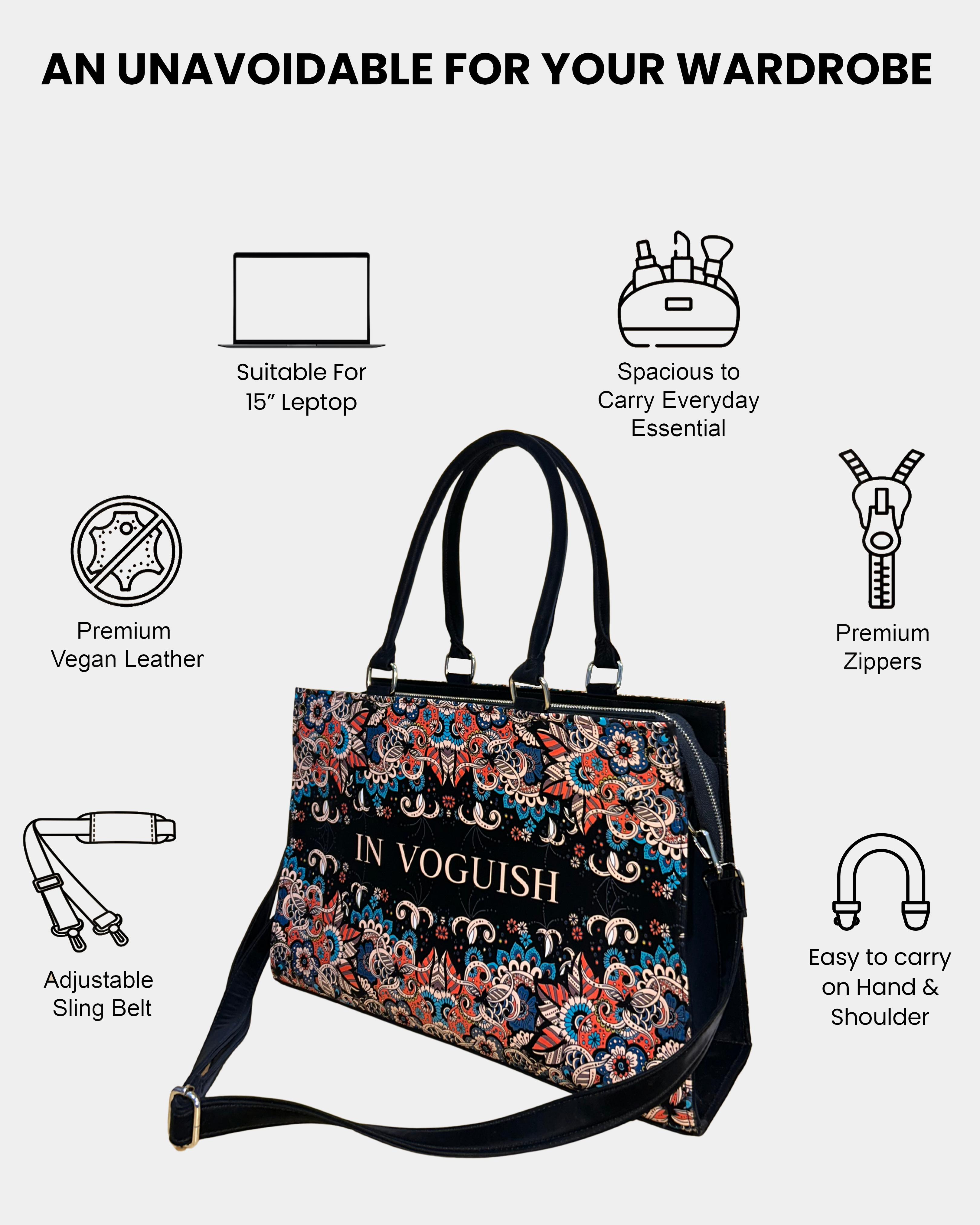 Voguish Designer Customized Tote Bag
