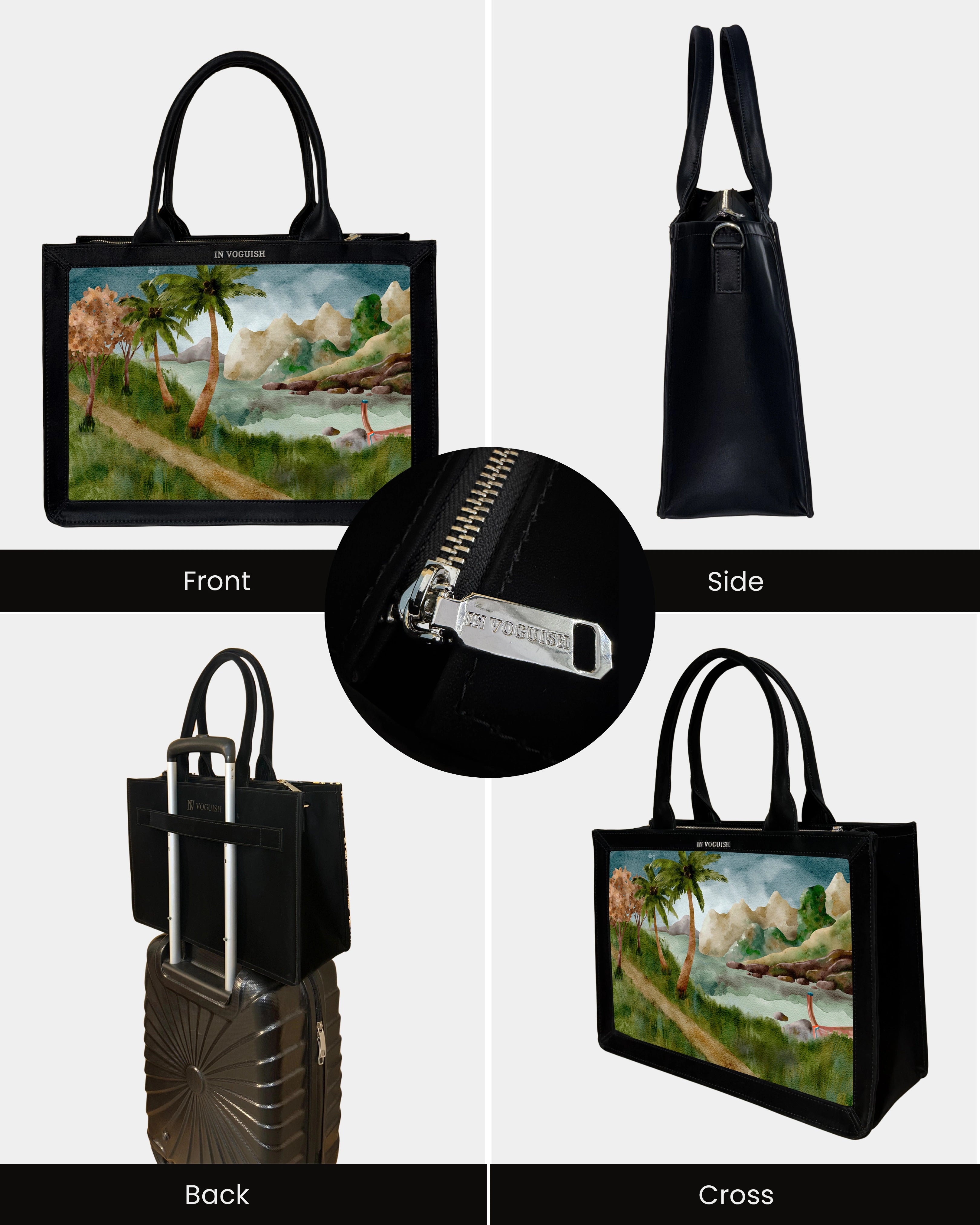 Voguish Island Escape Designer Tote