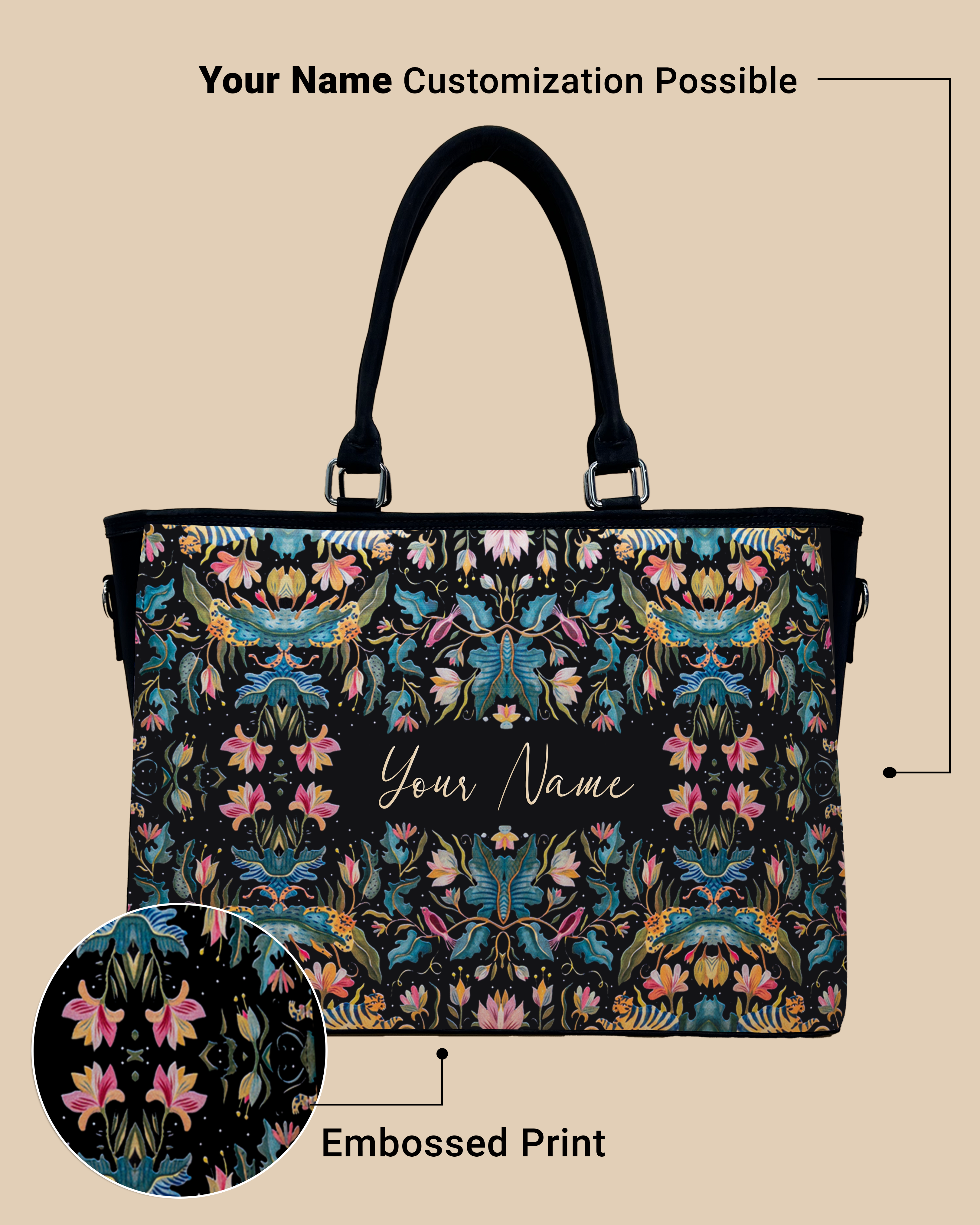 African Jungle Oversized Tote