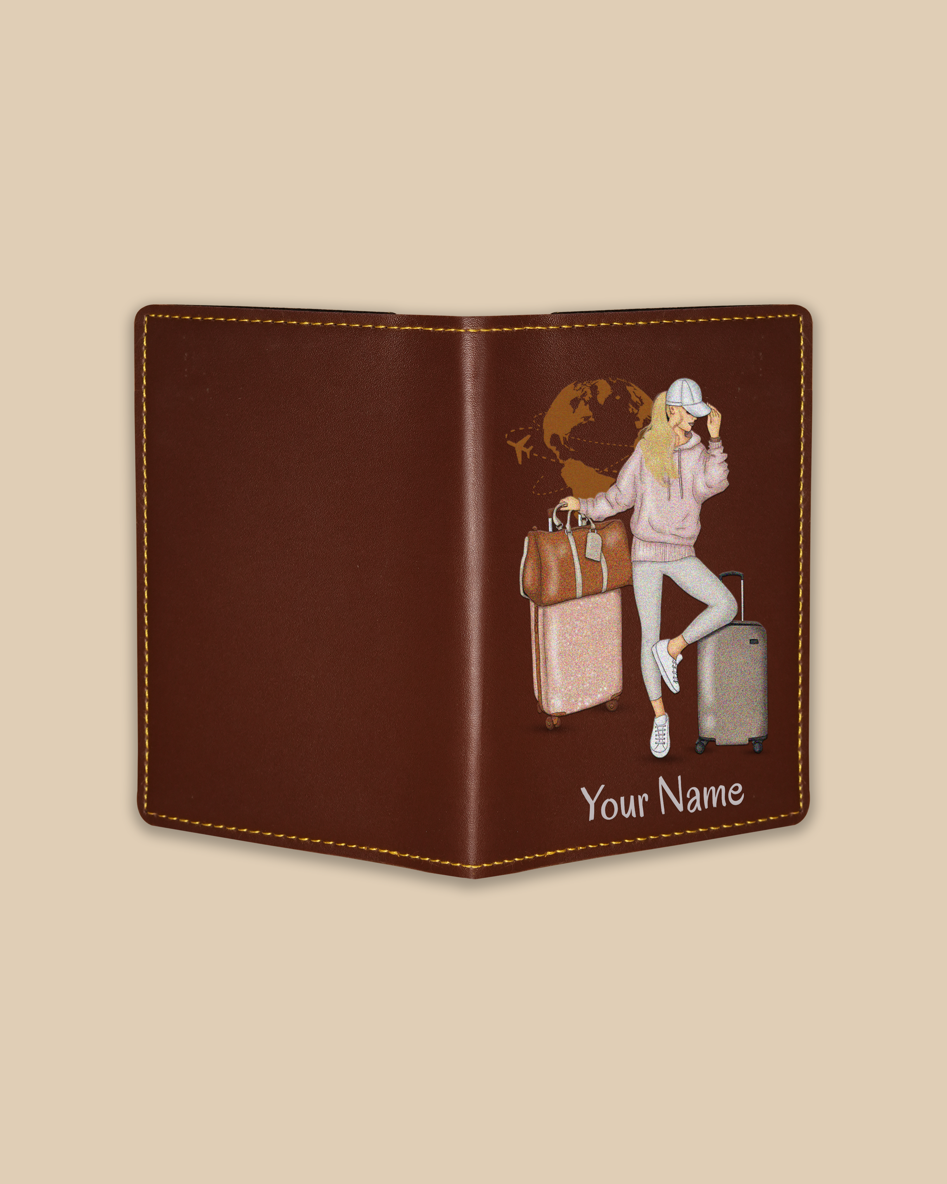Customized Passport Cover - WANDERLUST