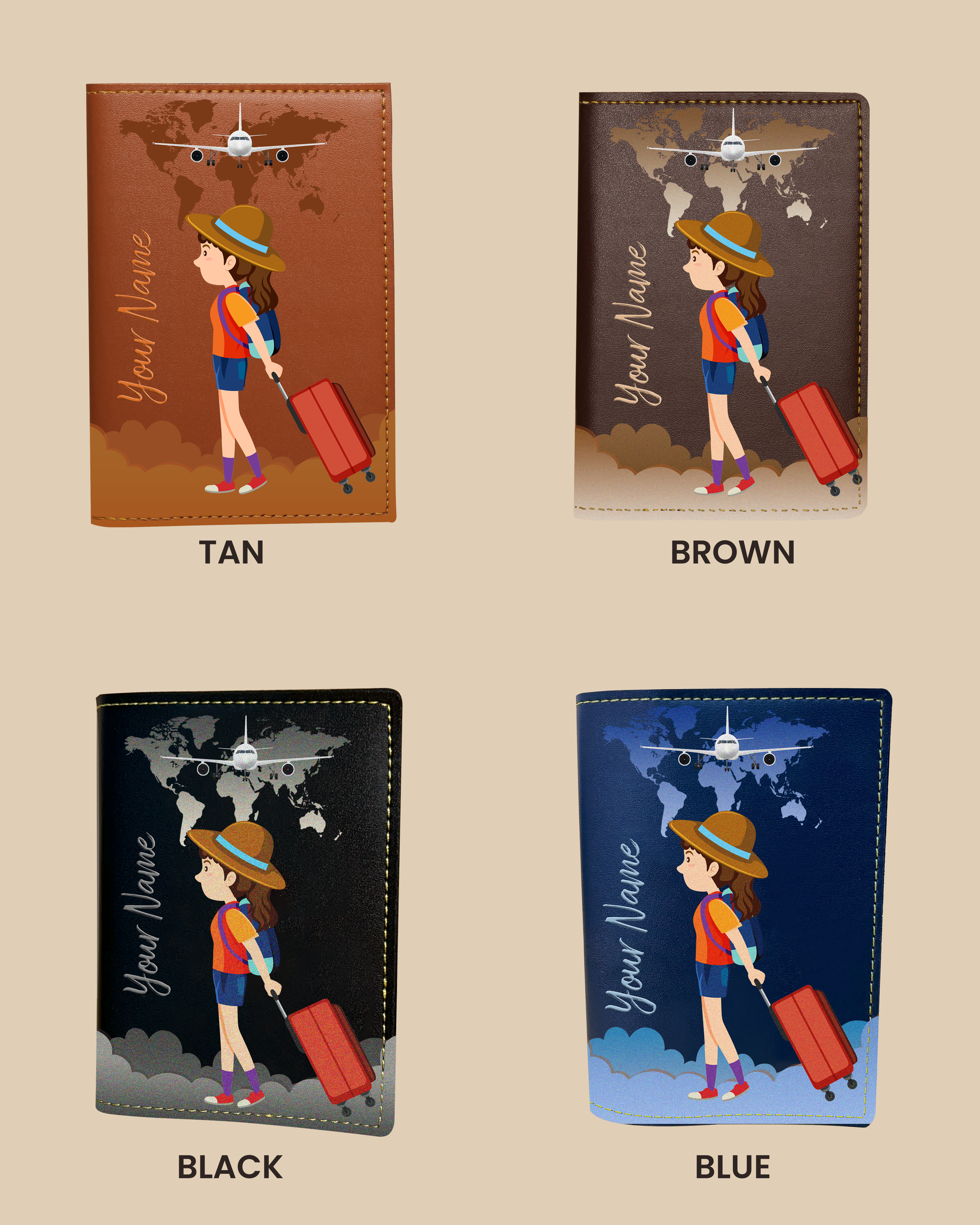 Customized Passport Cover - Little Explorer
