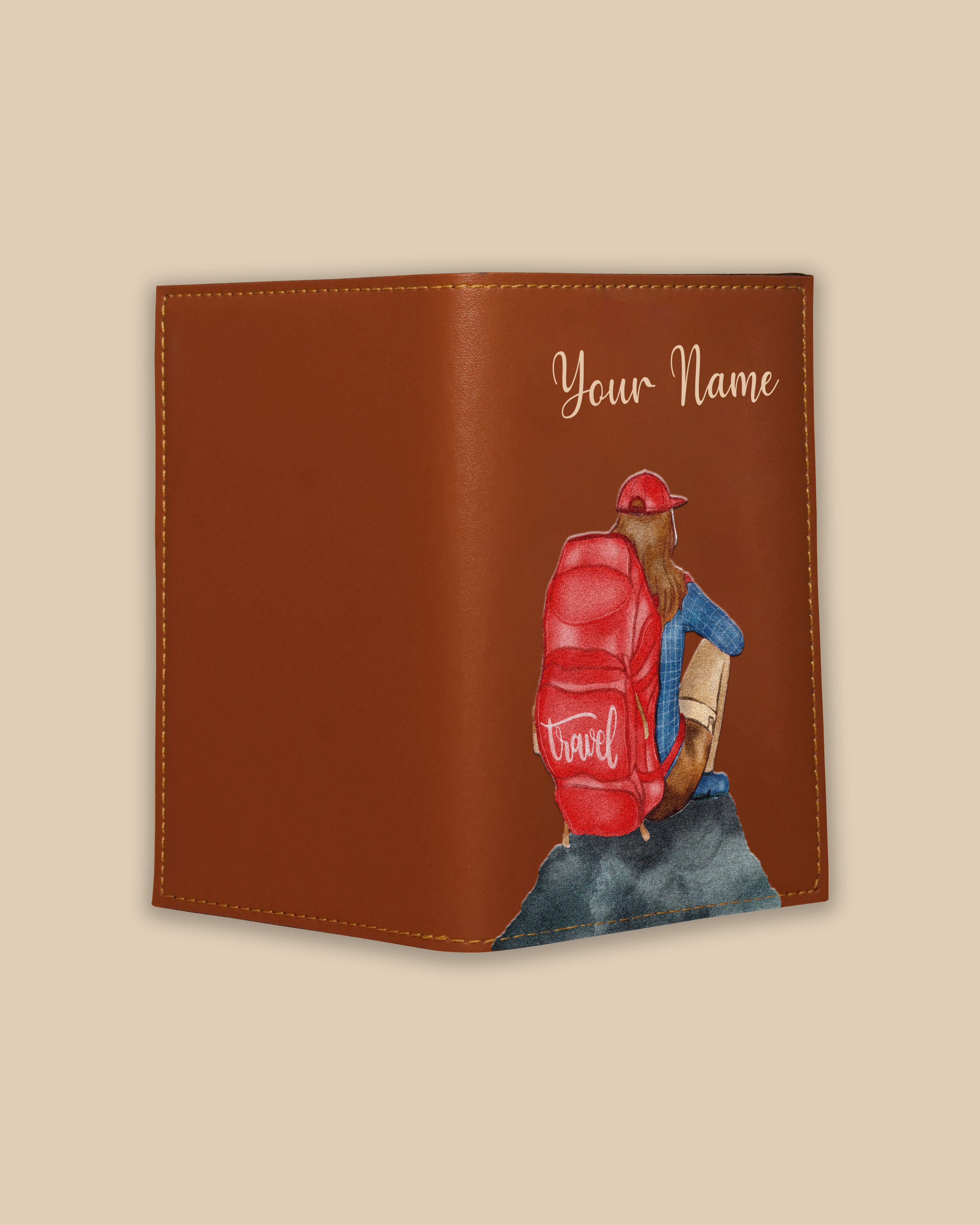 Customized Passport Cover - TRAVEL