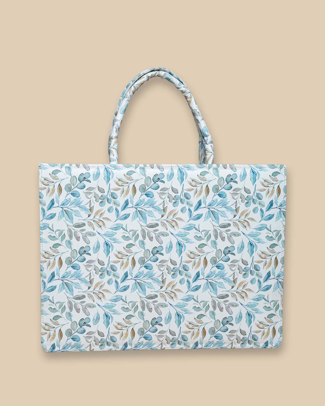 Leaf Pattern Personalized Tote Bag