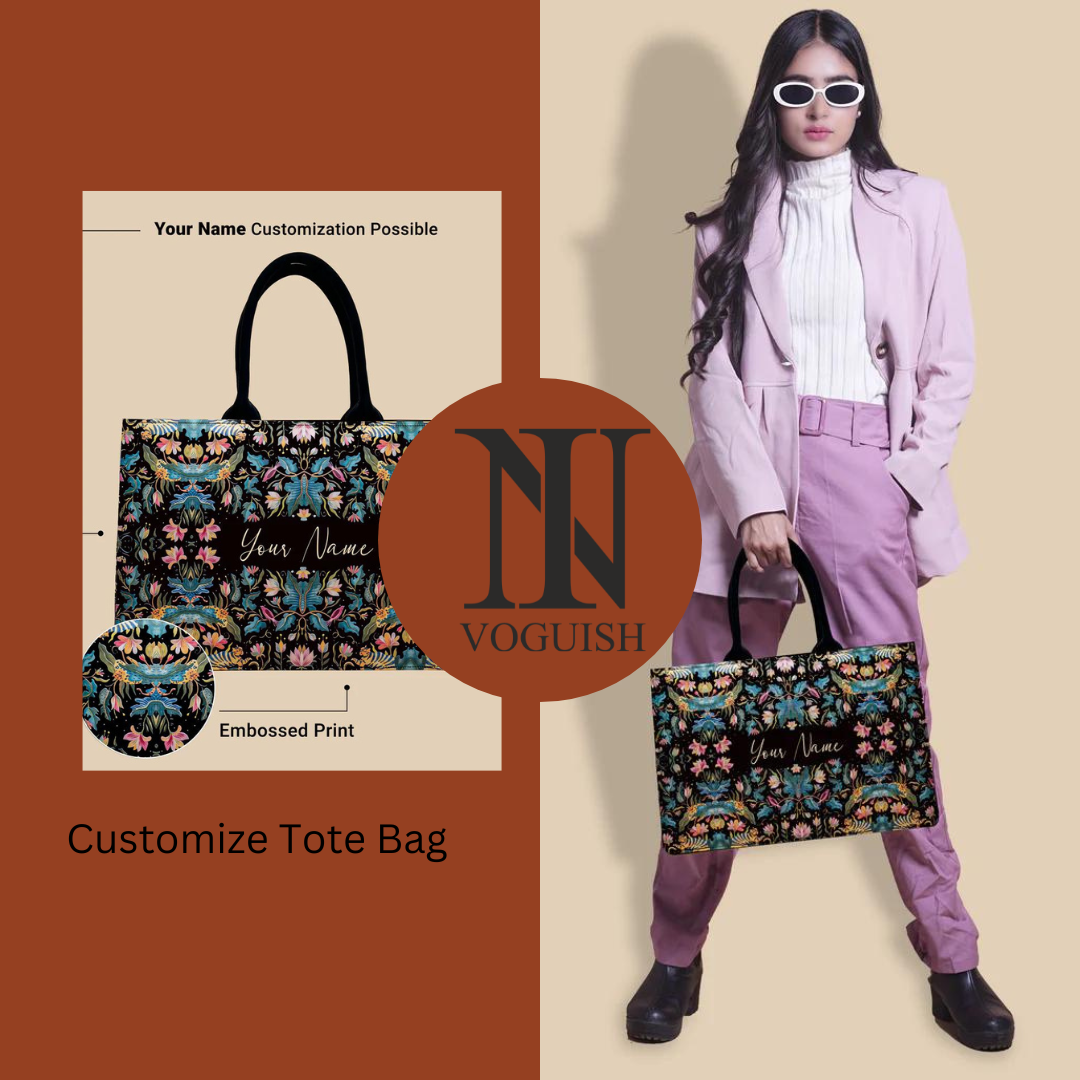 Embossed Print Totes bag