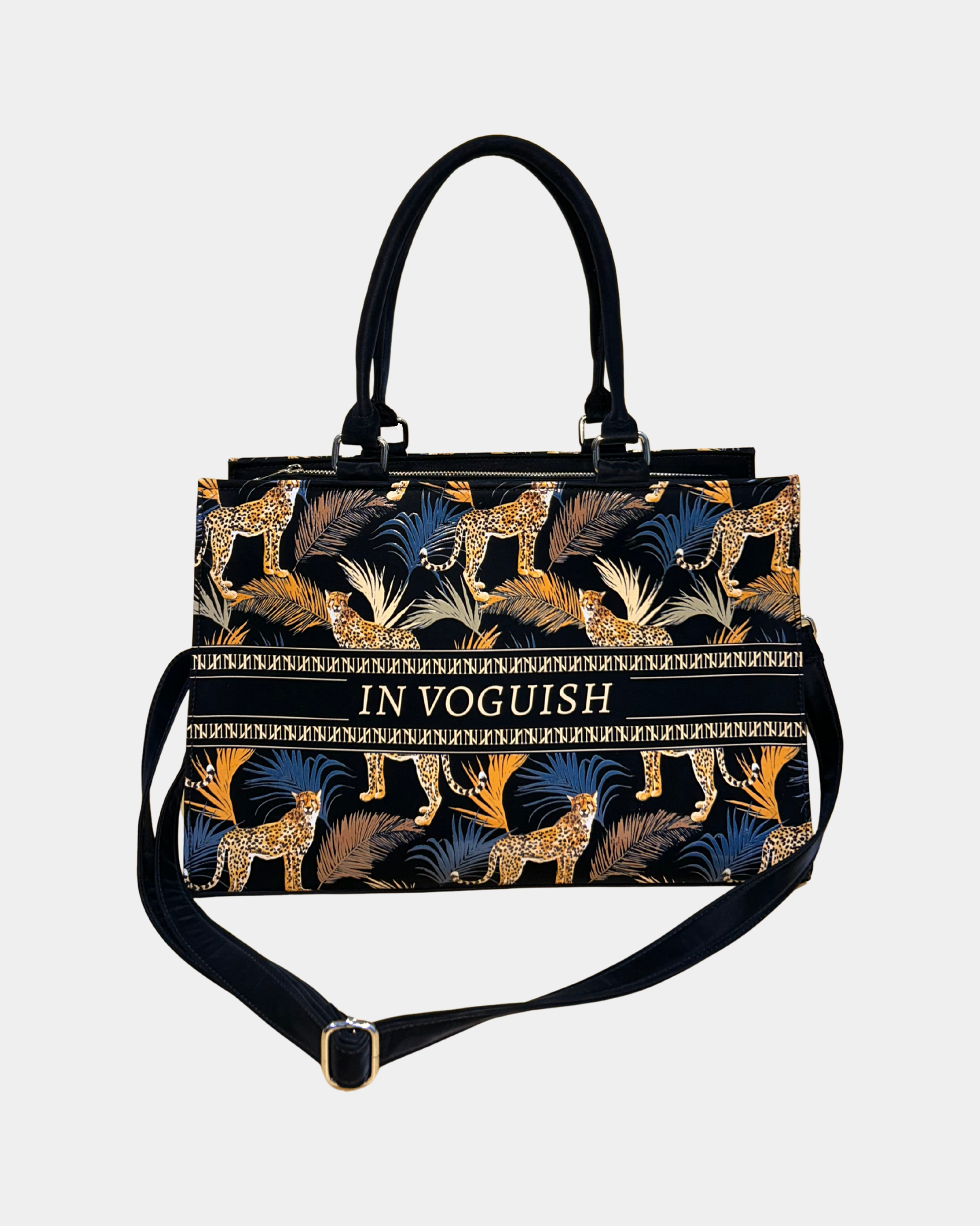 Leopard Luxe Voguish Customized Tote Bag