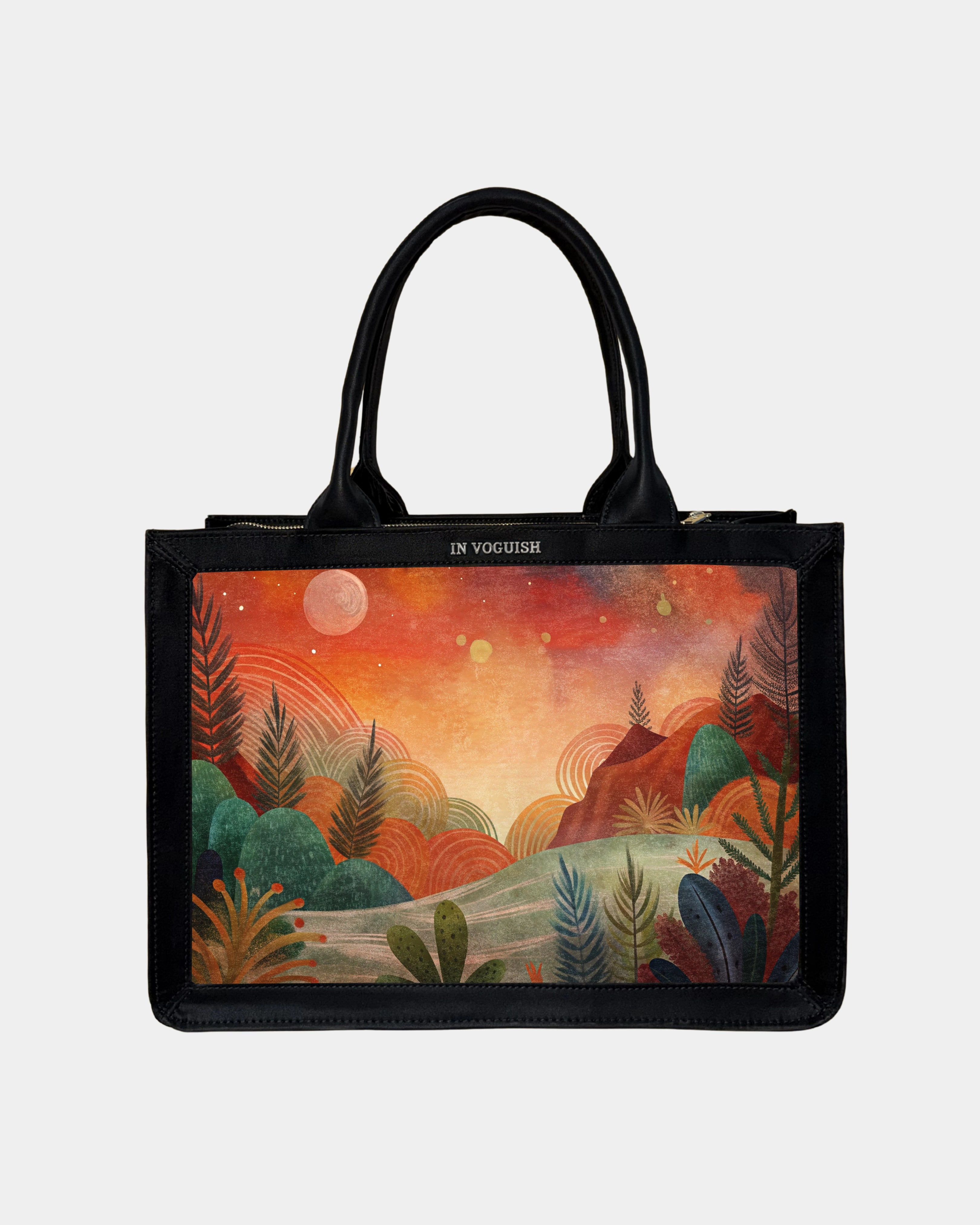 Voguish Sunset Valley Luxe Tote Bag