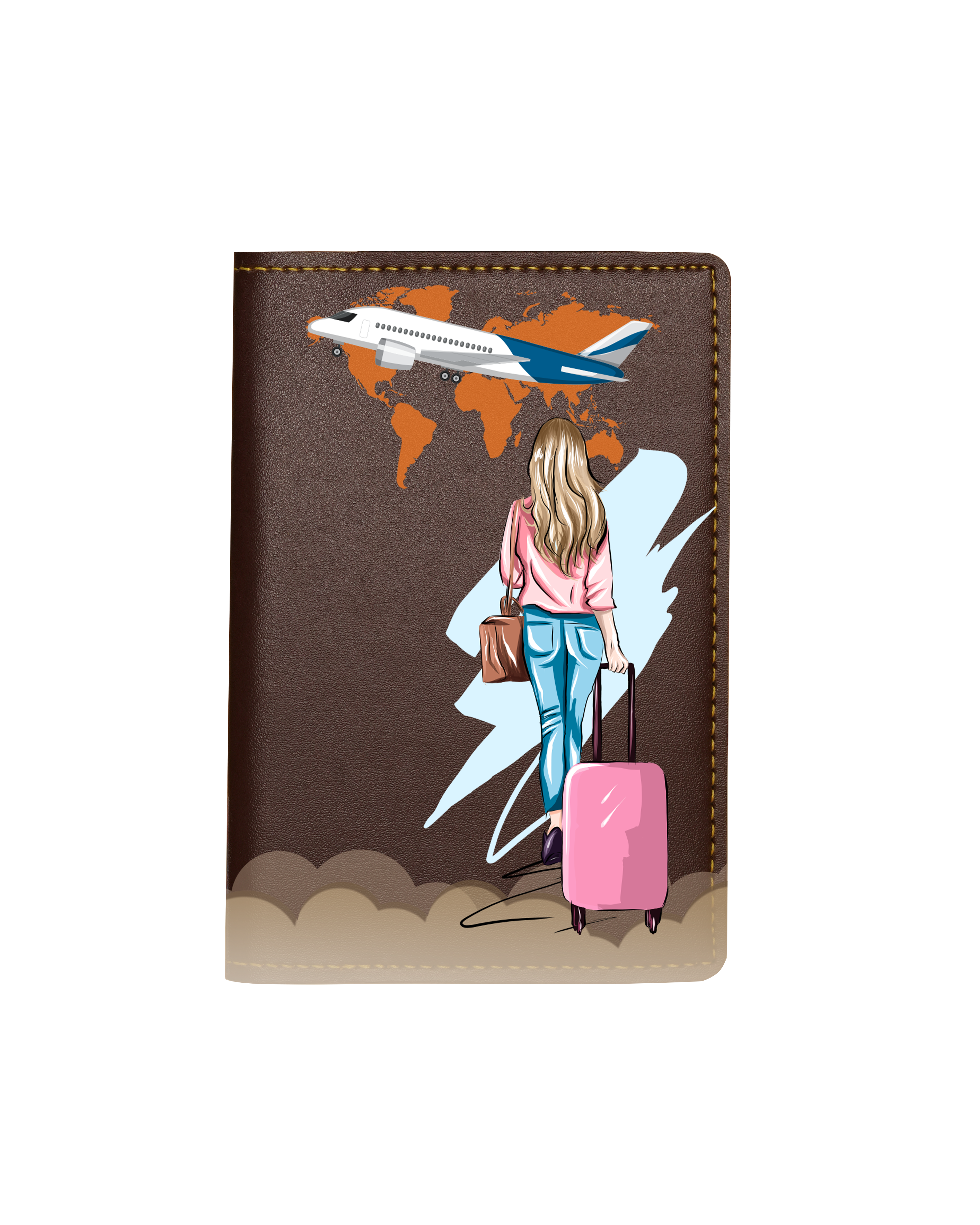 Jetsetter Girl Passport Cover