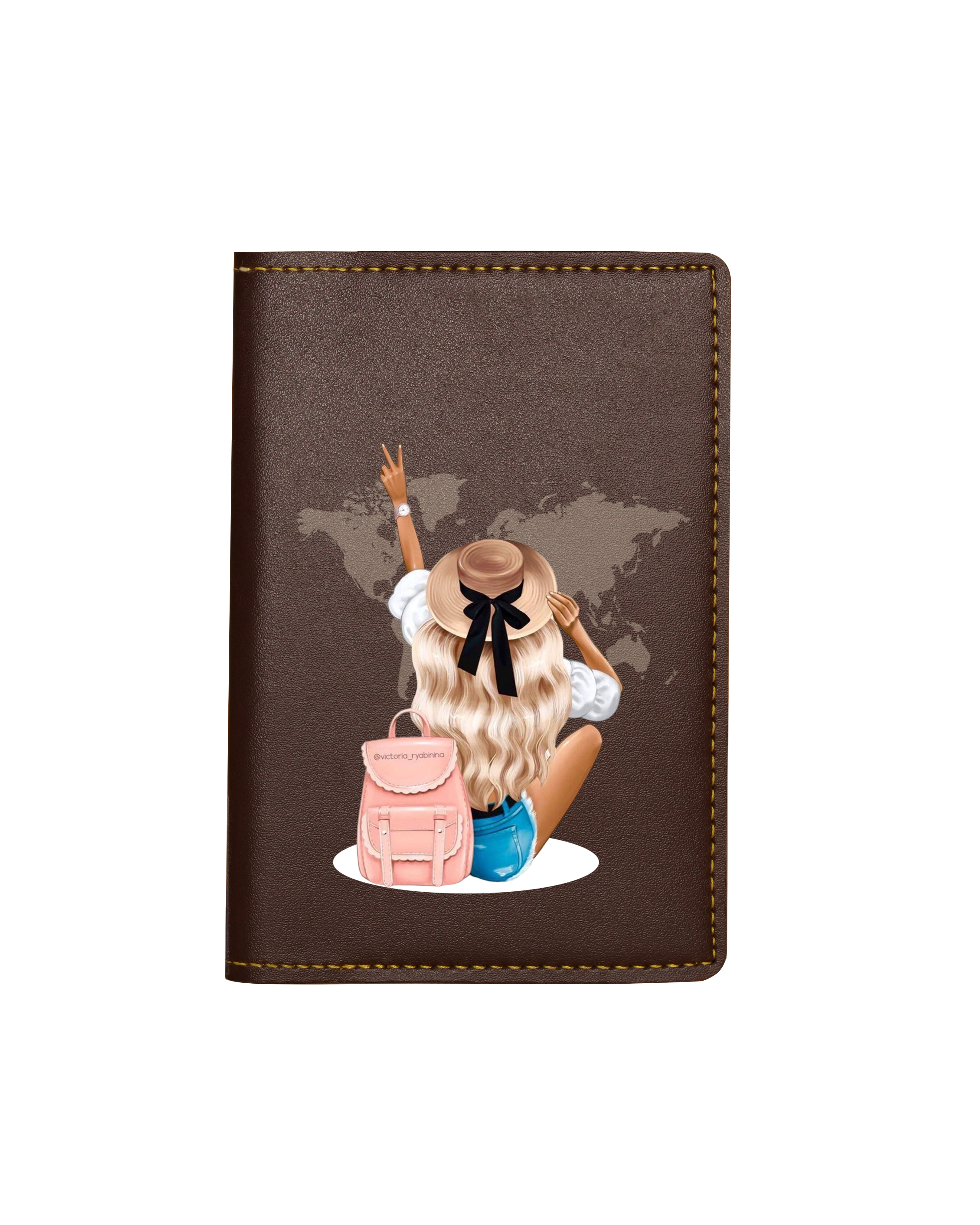 Wanderlust Girl Passport Cover