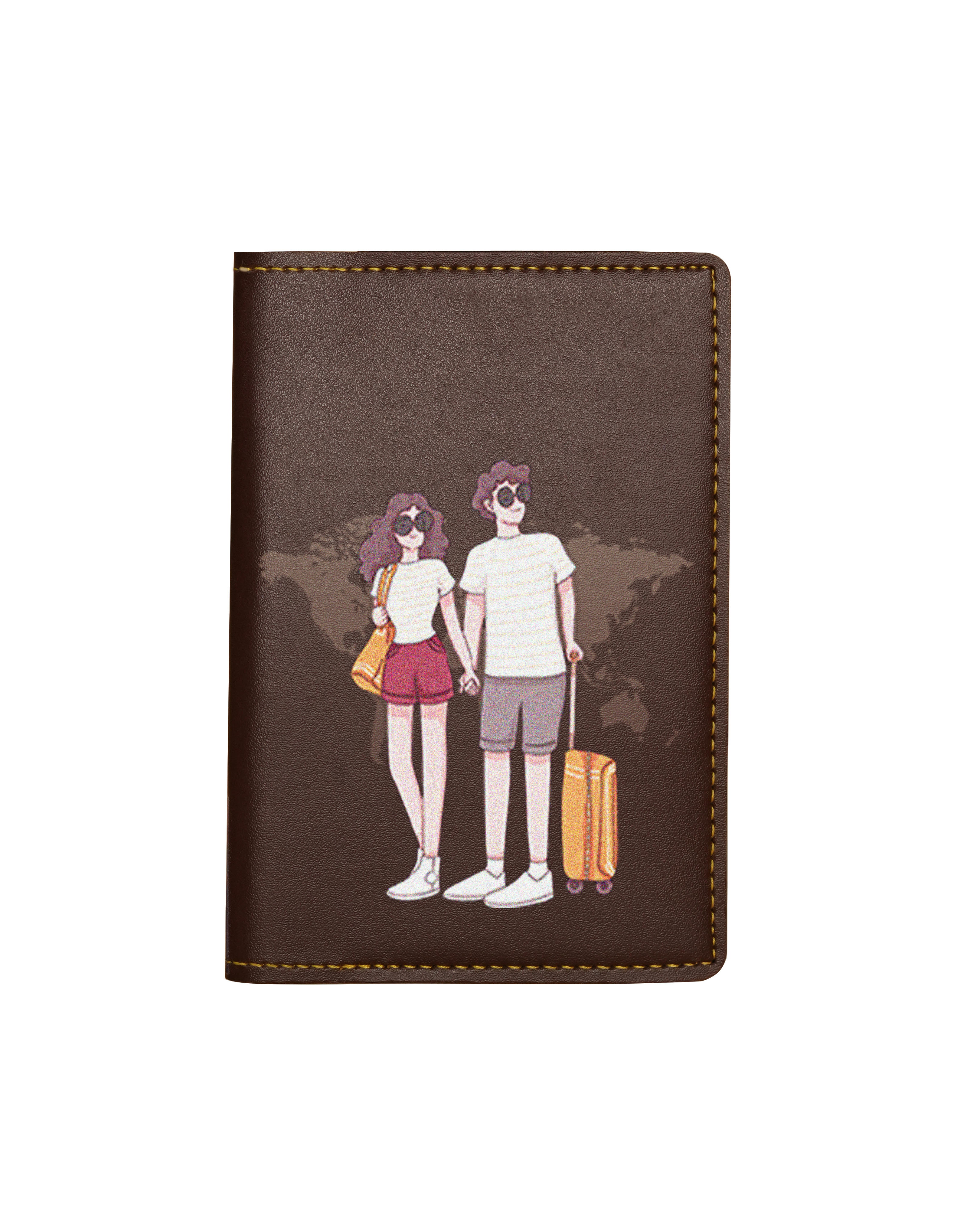 Couple Voyage Passport Cover