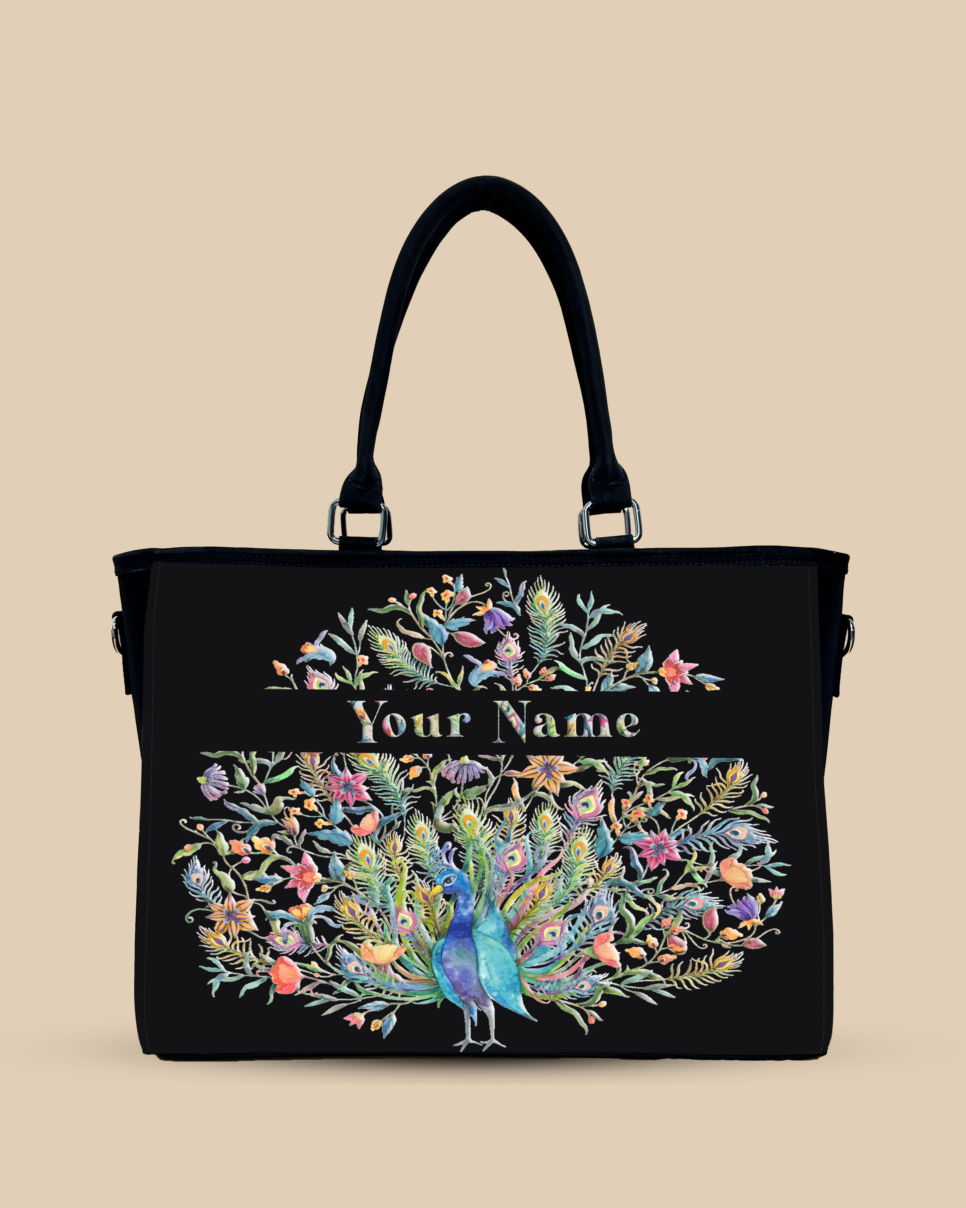Peacock Oversized Tote