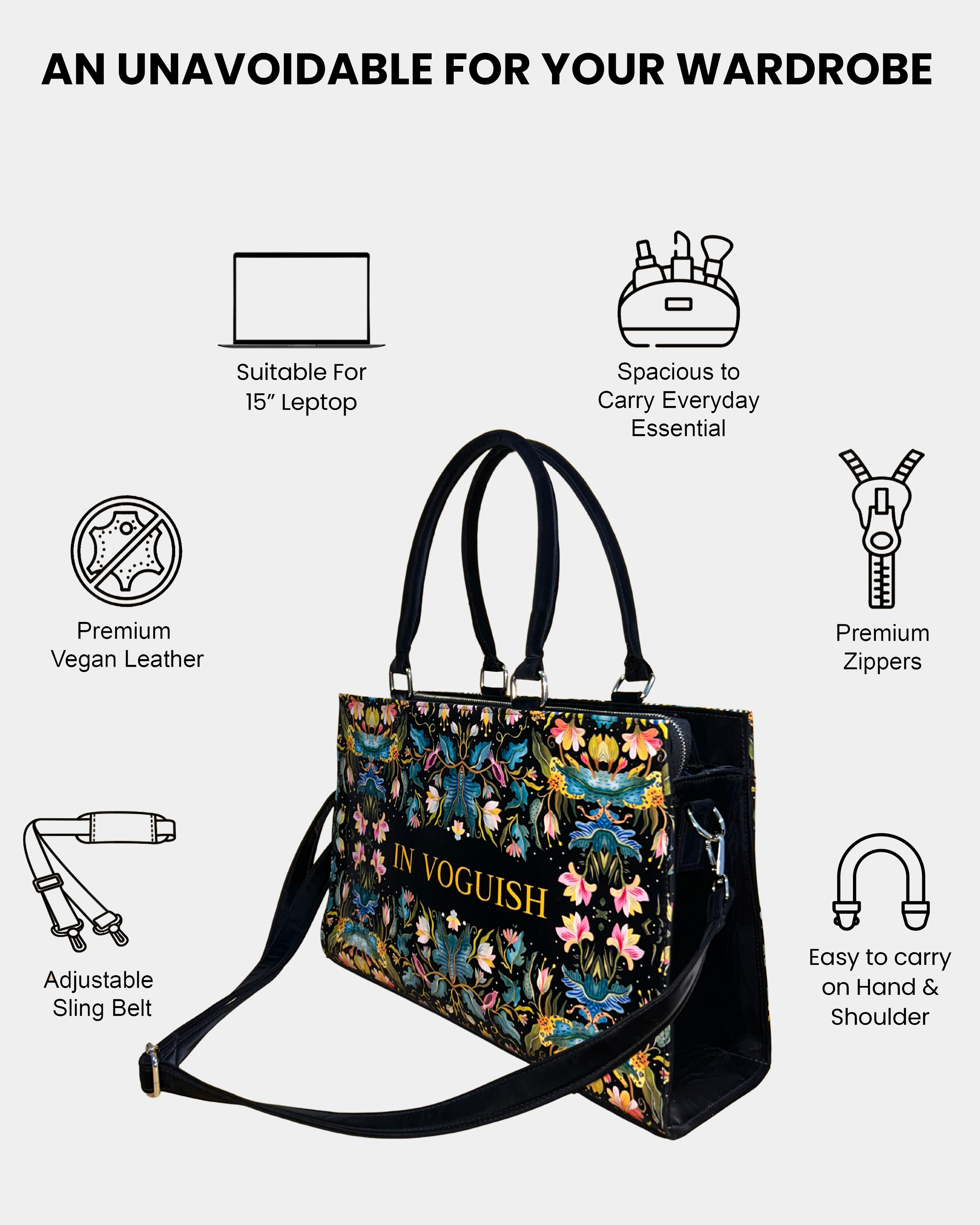 African Jungle Designer Voguish Customized Tote Bag