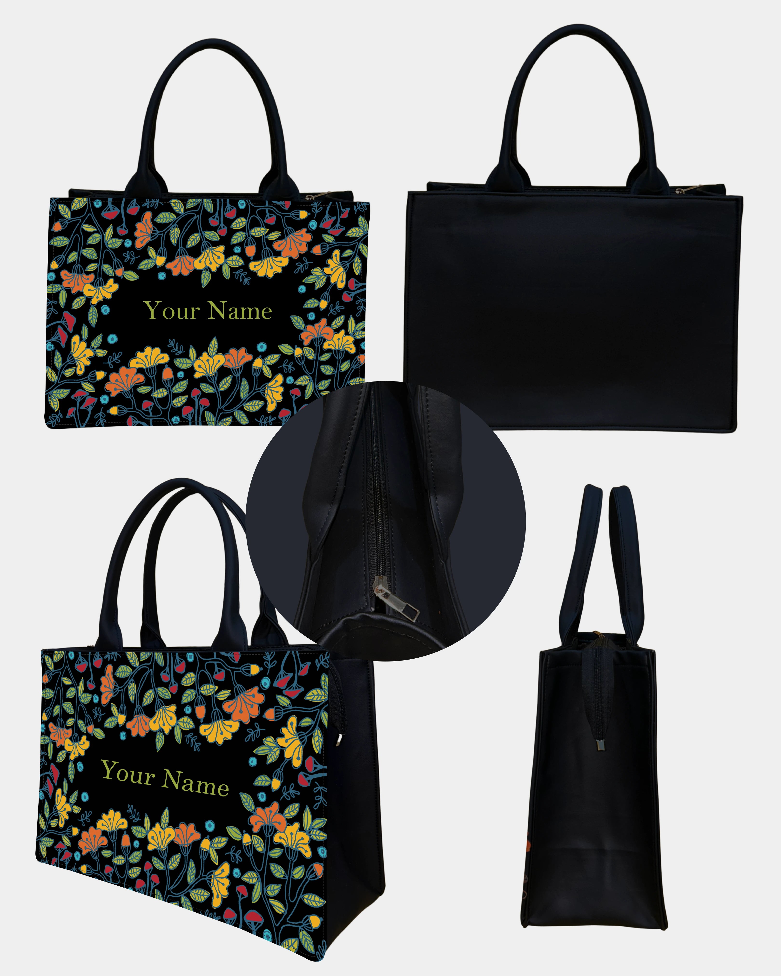 In Voguish Enchanted Bloom Tote Bag