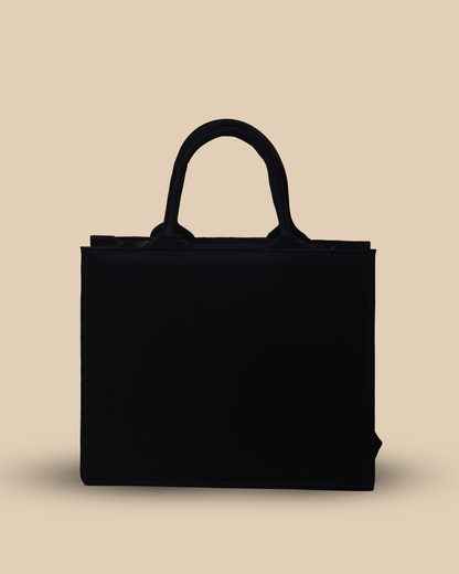 Personalized small Tote Bag Designed with Hornbill , Carens Birds And Tropical Flowers