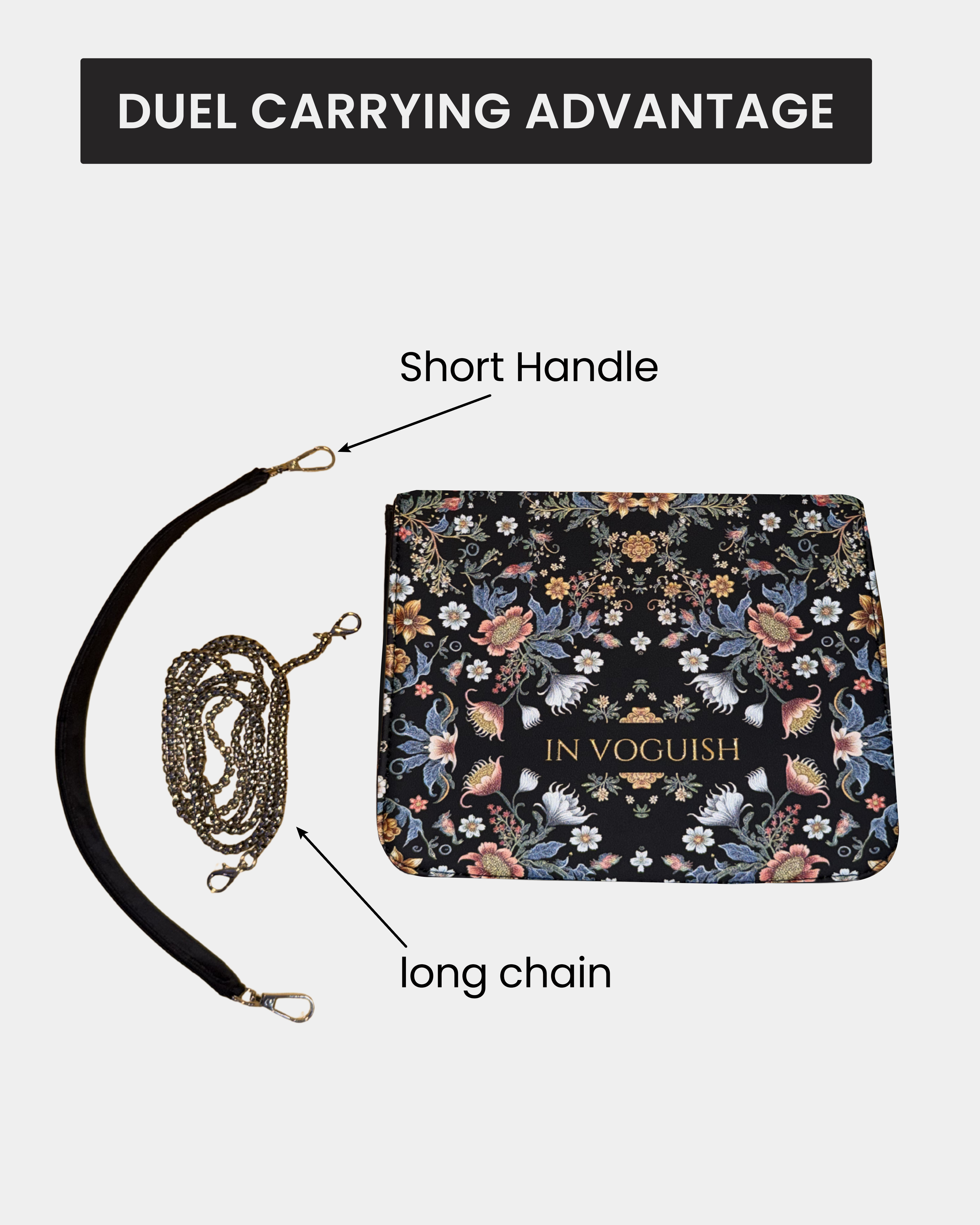 Lite Edition | IN VOGUISH SwitchStyle Customized Sling Bag – Interchangeable Flap