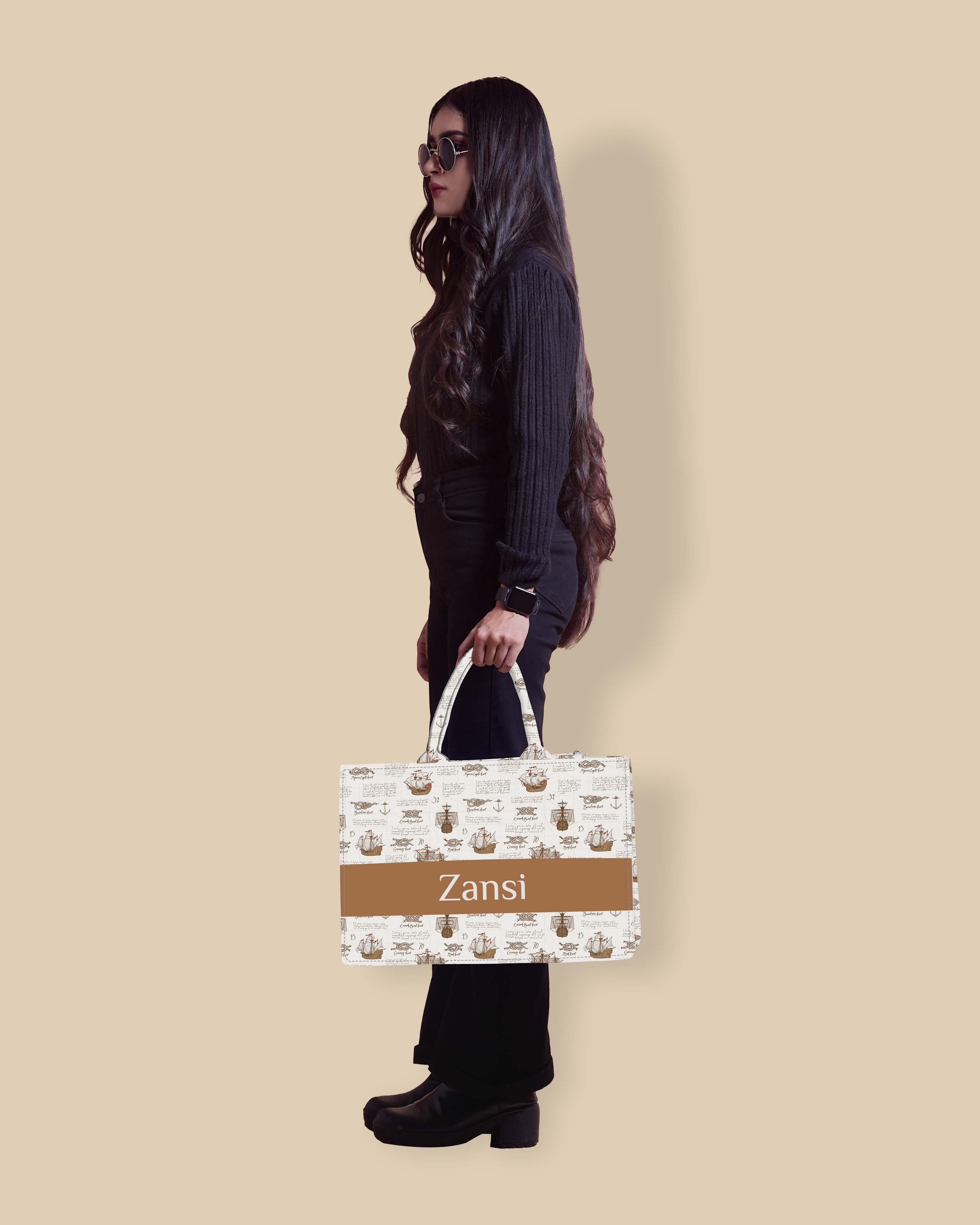 Customized Tote Bag Designed with Pirates Cruise Ships