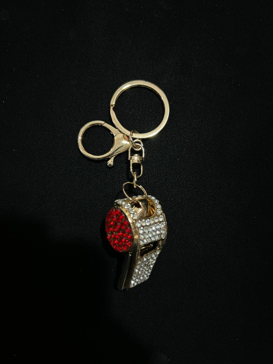 Crystal Whistle Charm