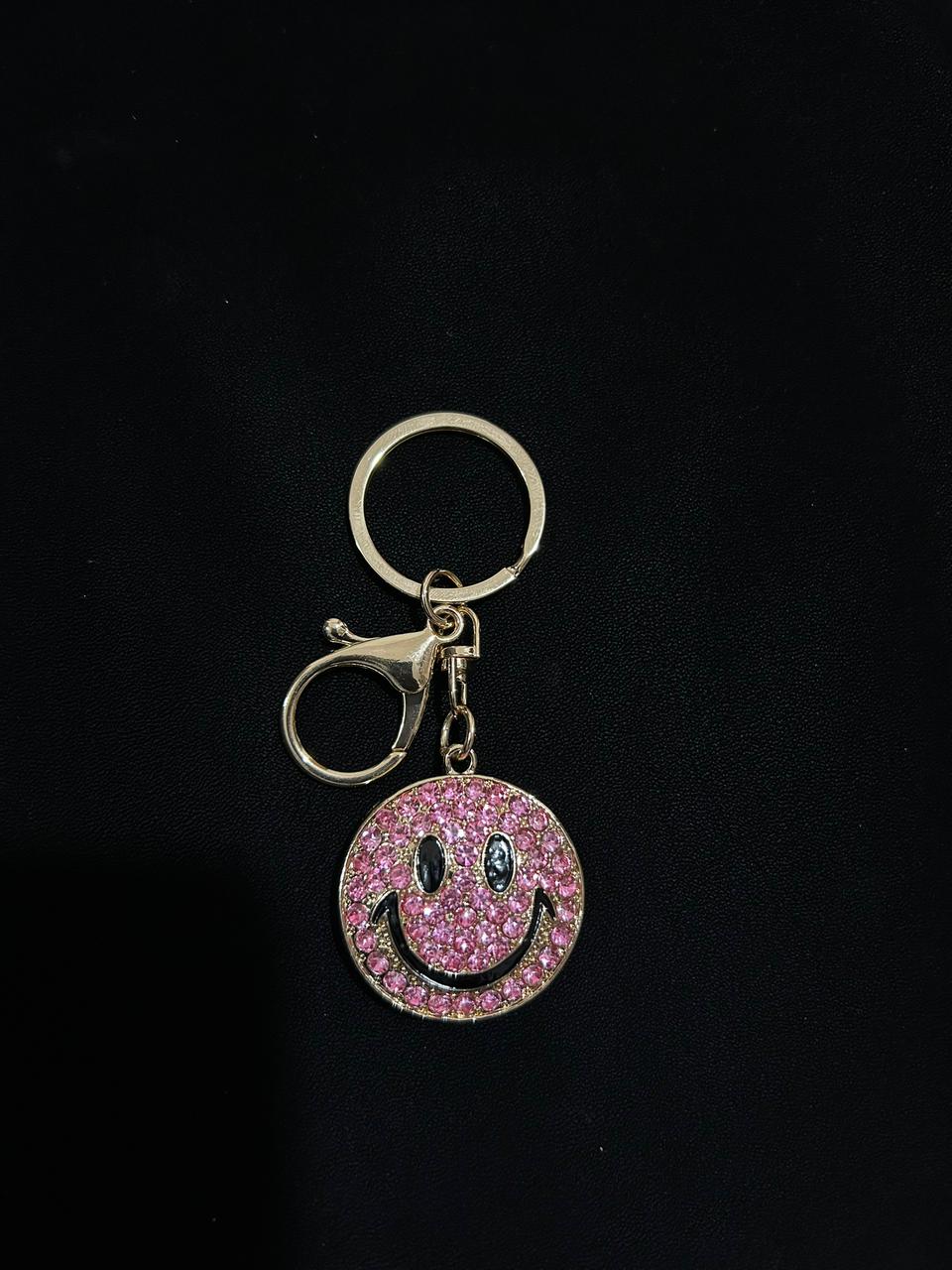 Sparkle Smiley Crystal Charm